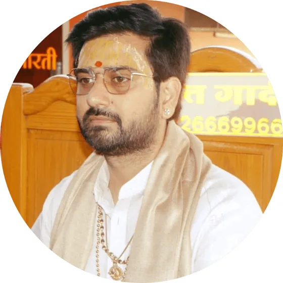 Mahant Akshay Bharti, Mukhya Pujari of Mangal Nath Mandir Ujjain
